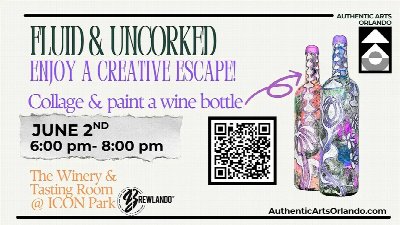 Fluid & Uncorked: Wine Bottle Painting