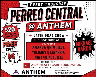 Perreo Central — Weekly Latin Night at Anthem at Anthem Orlando — Jun 4, 2026