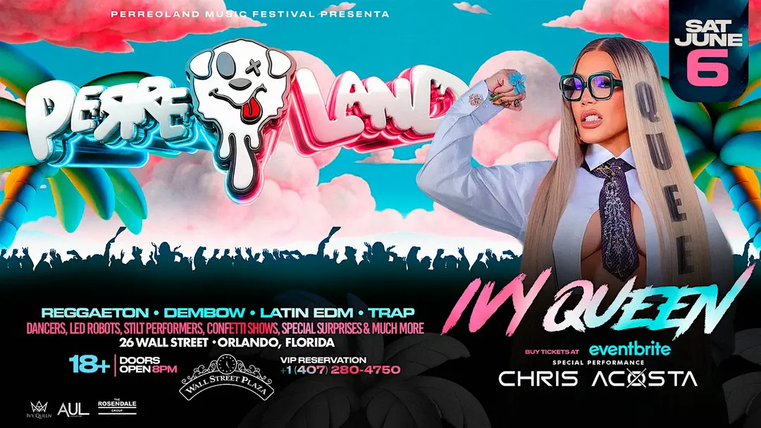 Ivy Queen & Perreoland at Wall Street Plaza