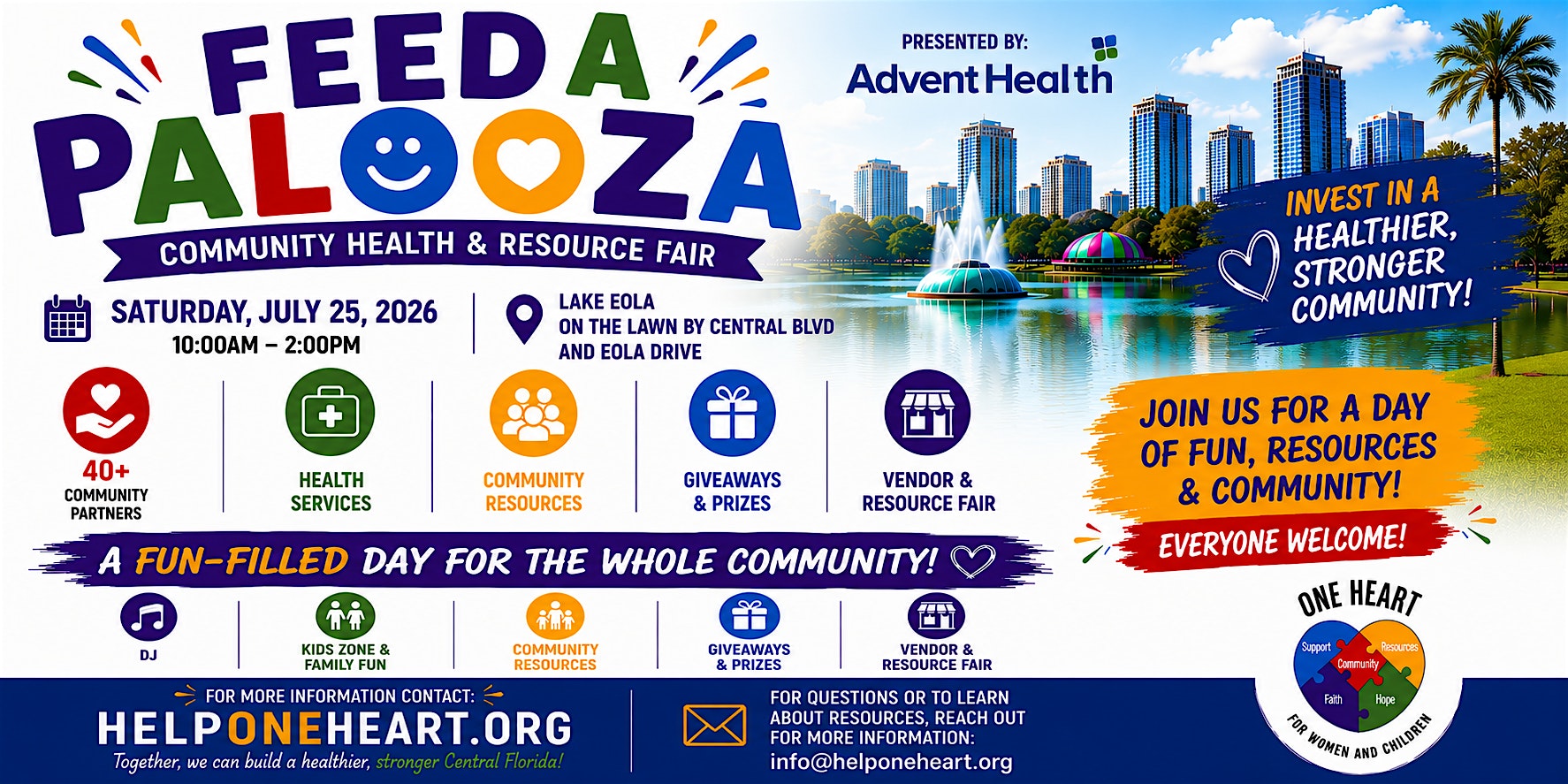 Feed-A-Palooza Orlando's Community Health & Resource Fair