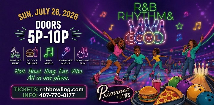 Rhythm & Bowl : R&B + Bowling Day Party