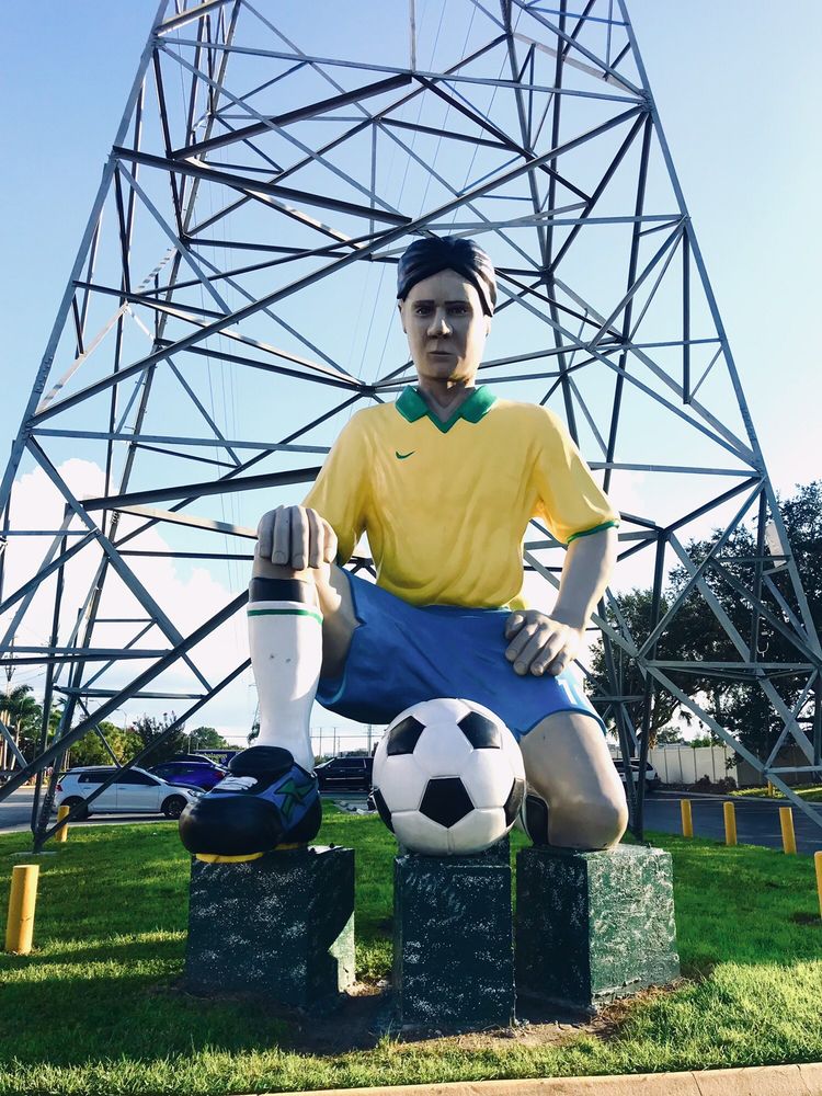 Giant Soccer Boy